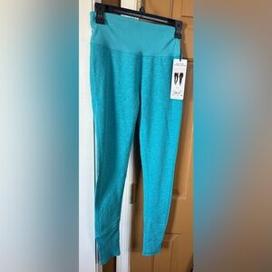 ALO Yoga Turquoise Performance High Waist Performance Leggings